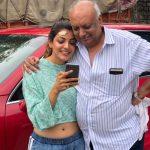 Kajal Aggarwal With Her Father