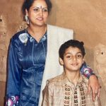 Karan Wahi Childhood Image With His Mother