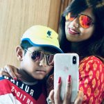 Kathi Karthika With Her Son