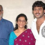 Prabhas With His Father And Mother