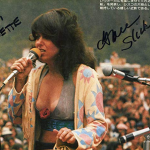 Grace Slick Jefferson Airplane, Starship Signed In Concert