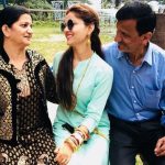 Rubina Dilaik With Her Parents