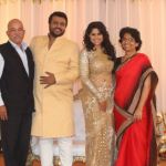 Sai Tamhankar With Husband, Father And Mother