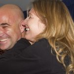 Andre Agassi With Steffi Graf