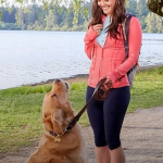 Danica Mckellar With Her Pet Dog