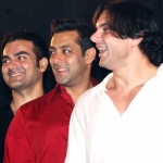 Sohail Khan With Salman And Arbaaz Khan