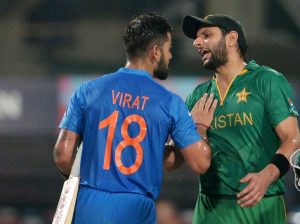 Shahid Afridi and Virat Kohli Fight