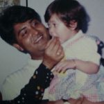 Anushka Mitra Childhood Image With Her Father