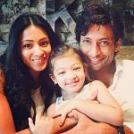 Barkha Sengupta Indraneil Sengupta With Their Daughter