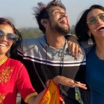 Heena Panchal With Her Brother And Sister