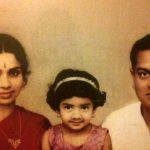 Rajeswari Yanger With Daughter And Husband K. Ayyapann