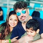 Rupali Ganguly With Husband Ashwin K Verma And Her Son