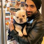 Arjit Taneja With HIs Pet Dog