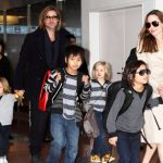 Brad Pitt And Angelina Jolie With Children