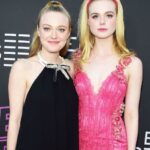 Dakota Fanning With Her Sister