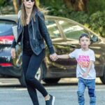 Jessica Biel With Her Son