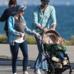 Jessica Chastain With Her Husband And Daughter