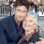 Gerard Butler With His Mother