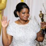 Octavia Spencer With Her Oscar Award