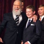 David Letterman With His Son