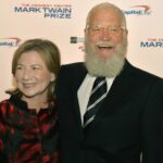 David Letterman With His Wife Regina