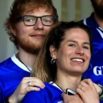 Ed Sheeran With His Wife