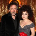 Tim Burton With His Wife