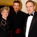 David Beckham With His Parents