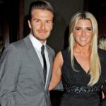 David Beckham With His Sister Joanne Beckham