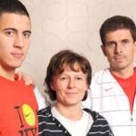 Eden Hazard With His Parents