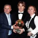 Luka Modric WIth His Parents