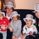 Luka Modric With His Wife And Children