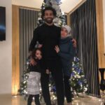 Mohamed Salah With His Wife And Daughter