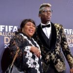 Paul Pogba With His Mother