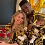 Paul Pogba With His Wife And Son