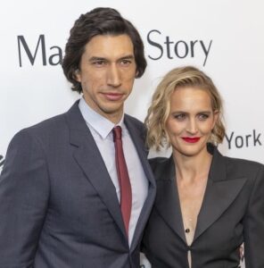 Adam Driver with his wife Joanne Ducker