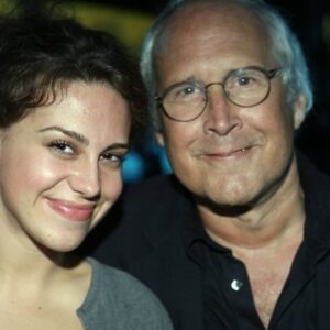 Chevy Chase with daughter Caley Chase