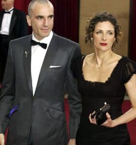 Daniel Day-Lewis with his wife Rebecca