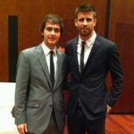 Gerard Pique With His Brother