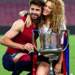 Gerard Pique With His Girlfriend Shakira