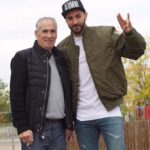 Karim Benzema With His Father