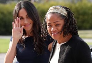 Meghan Markle with her mother