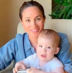 Meghan with her son Archie