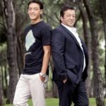 Mesut Ozil With His Father