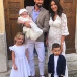 Olivier Giroud With His Wife And Children