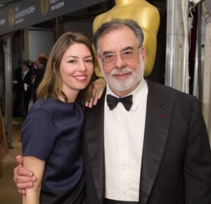 Sofia Coppola with her father Francis Ford Coppola