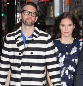 Amanda Knox with husband Christopher Robinson