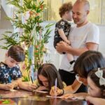 Andrés Iniesta With His Wife And Children