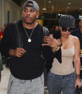 Nelly with his girlfriend Shantel