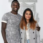 Sadio Mane With His Girlfriend